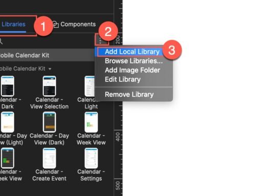 How to use Axure widget library